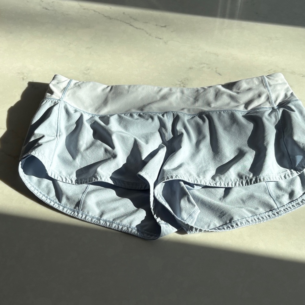 Lululemon Light Blue Shorts